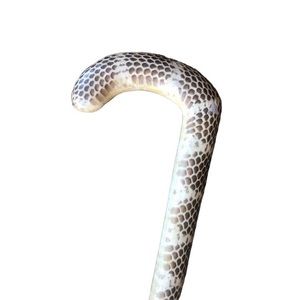 Vintage Snakeskin Gentleman’s Walking Stick Antique 1890’s Victorian Cane